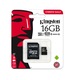 Карта памет, Kingston, Canvas Select, MicroSDHC, 16GB, 80R, Class 10, UHS-I