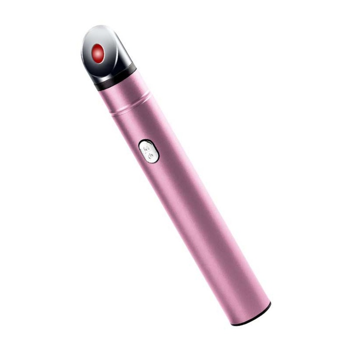 Уред против бръчки, Намалява тъмните кръгове, Вибрационен масаж и студено-топъл масаж, Множество функции, С червена и синя светлина