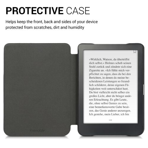 Калъф за Kobo Aura H2O Edition 1, Екологична кожа, Многоцветен, Kwmobile, 31485.34 eMAG.bg