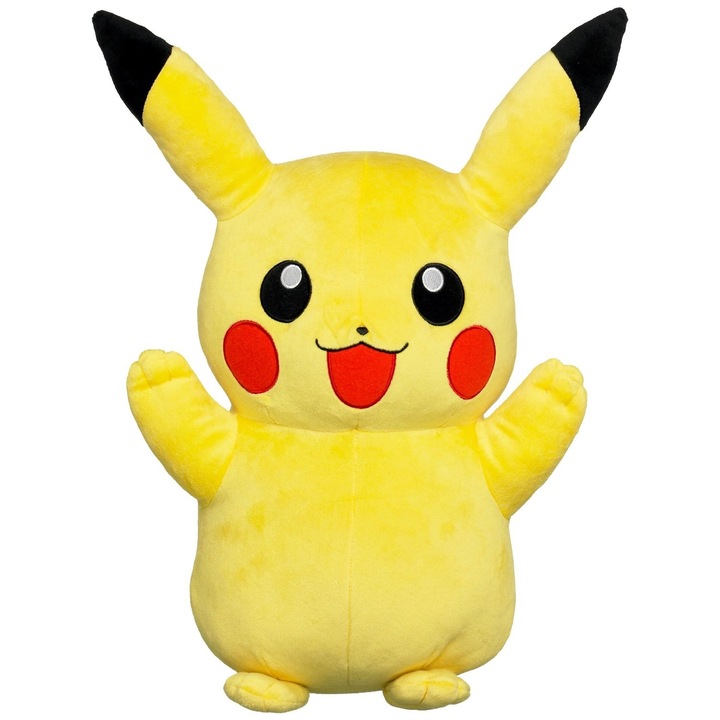 Jucarie de plus Pokemon - Pikachu, multicolor, inaltime 45 cm