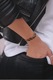 Bratara mesaj cod Morse "LIVE LAUGH LOVE", reglabila, dama, snur matase, placat cu aur 24K, verde/rosu
