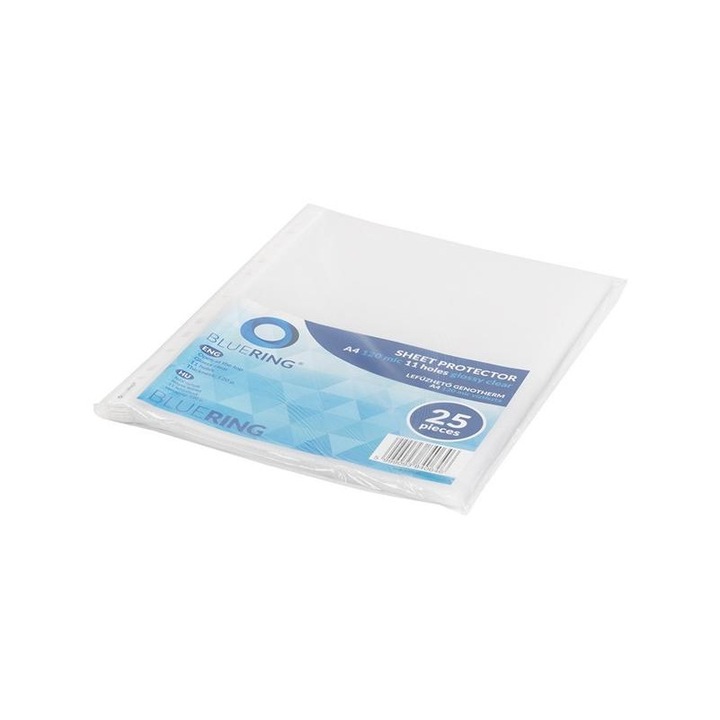 Bluering a4 120 микрона water-clear 25 бр./опаковка genotherm за завързване