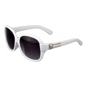 Ochelari de soare Rectangular Alb Ochelari de soare Rectangular Alb