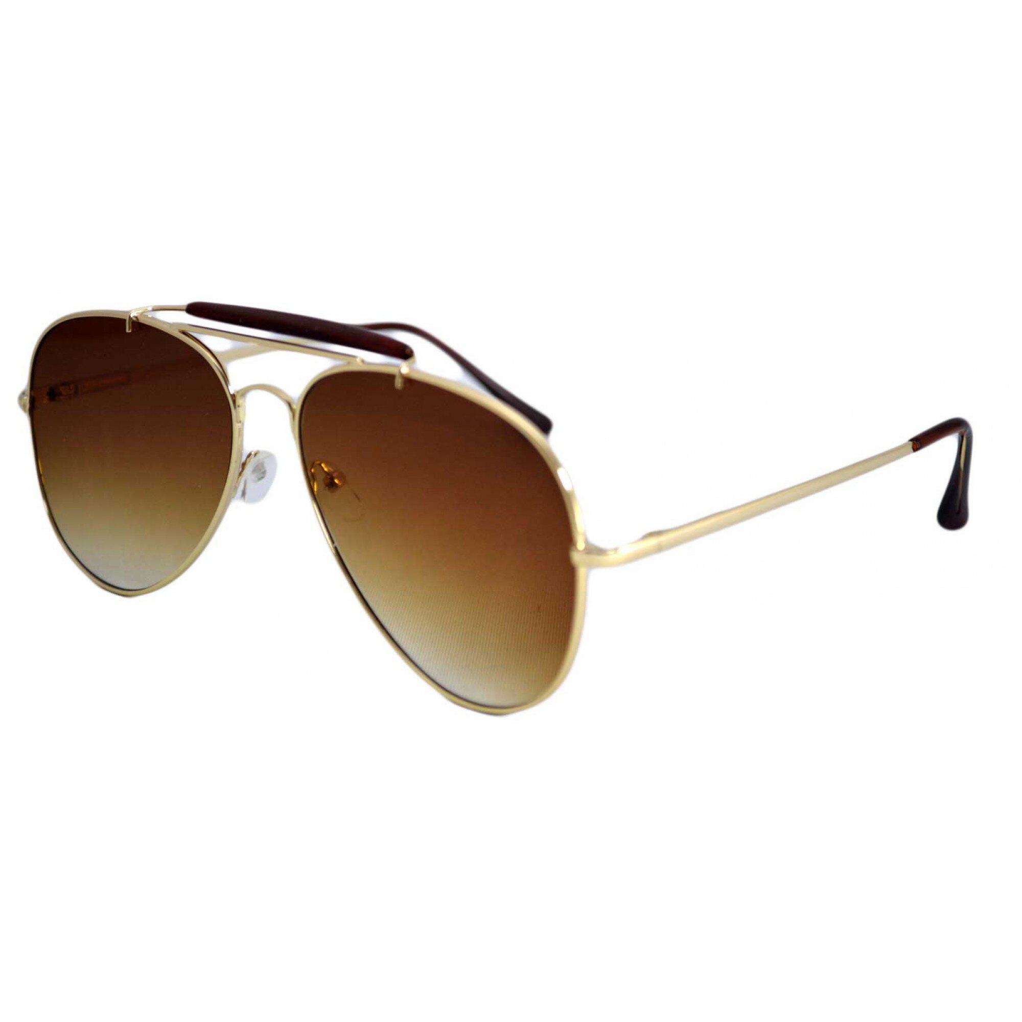 Ochelari de soare Aviator Outdoorsman Maro - Auriu