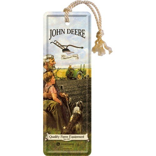 Semn de carte metalic - John Deere