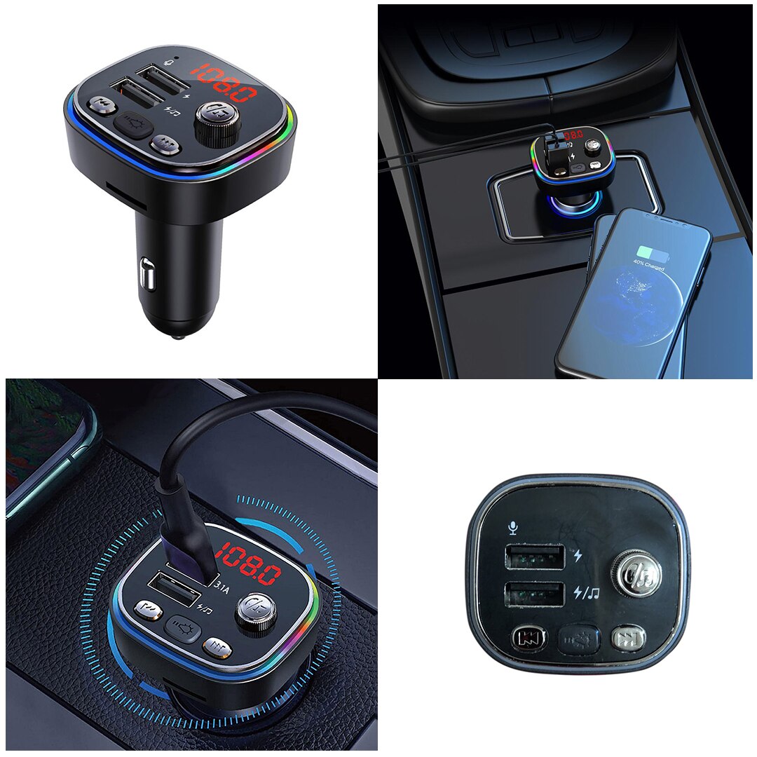 Transmitator FM auto multifunctional Timeless Tools, modulator FM, cu ...