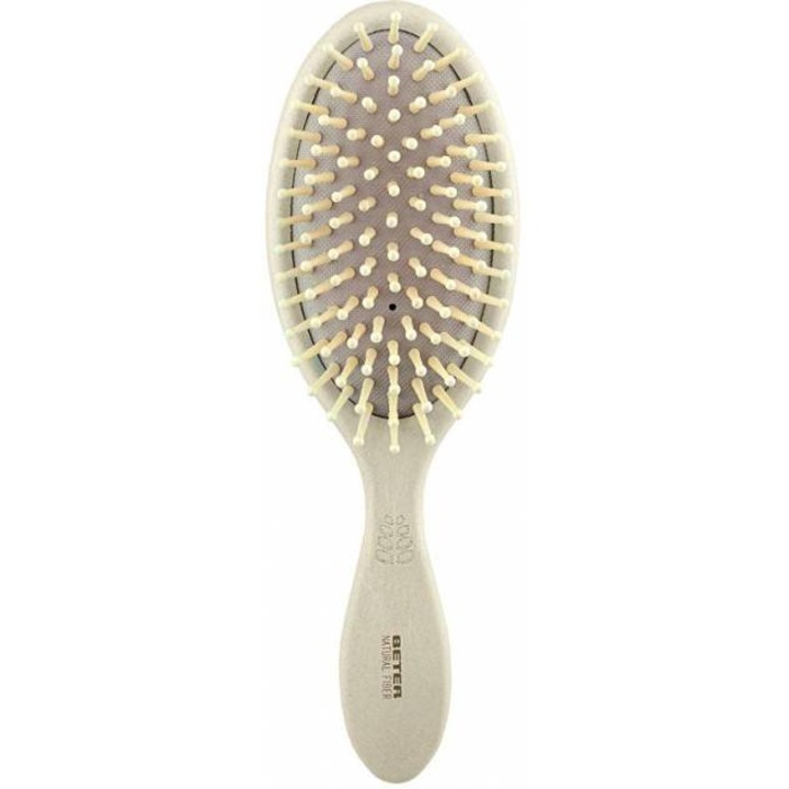Perie de par din fibra naturala BETER CEPILLO NEUMÁTICO beige 1 buc
