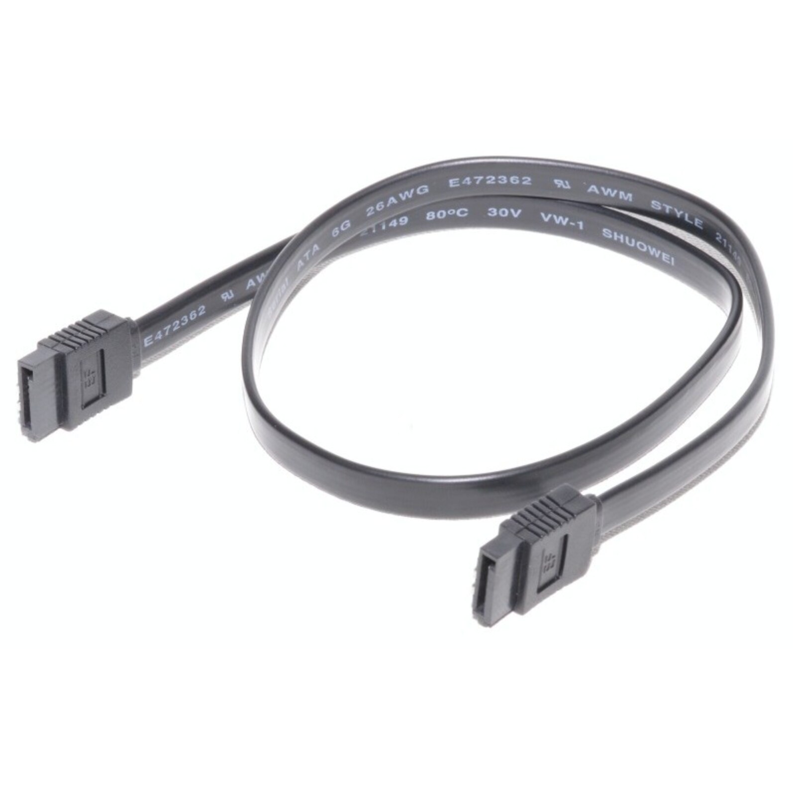 SATA кабел - SATA, 40 см, Черен - eMAG.bg