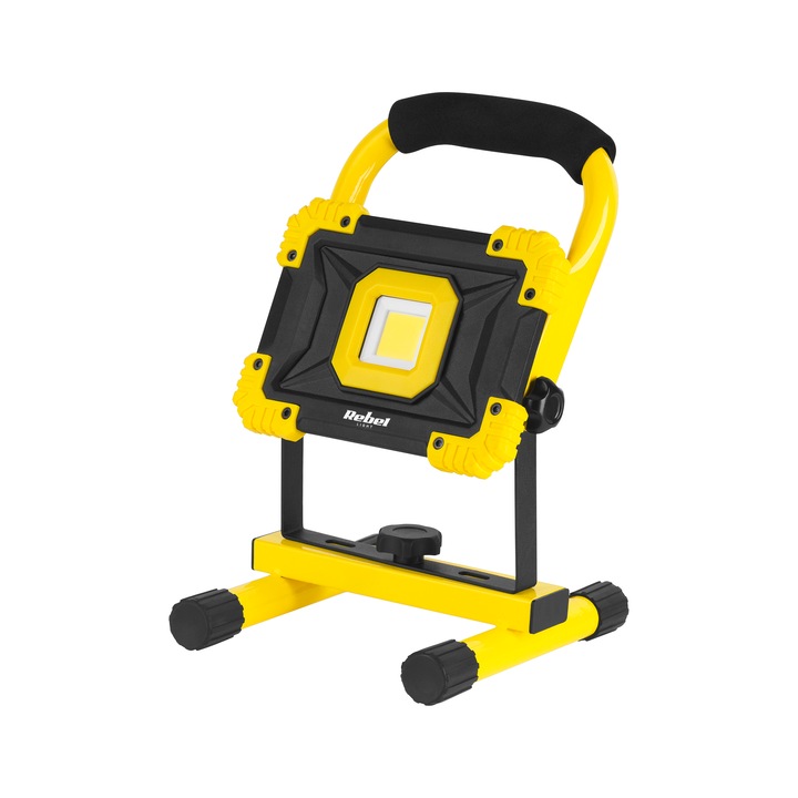 Reflector LED cu acumulator Rebel, 1 x COB, 20 W, 1400 lm, 6500 K, 230 V
