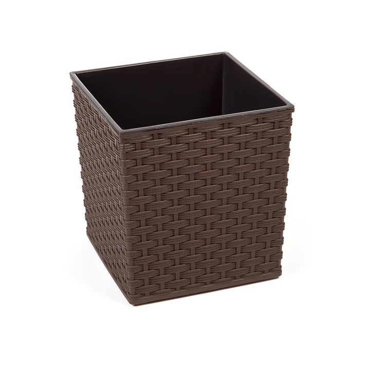 Ратанова саксия Juka 30*30см мока