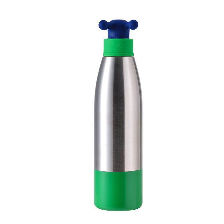 Thermos pentru copii Benetton, Inox, 500ml, Verde