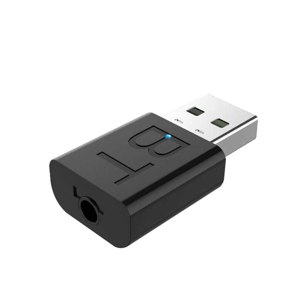 Adaptor wireless, Bluetooth 5.0, USB Jack 3.5 mm, Negru eMAG.ro