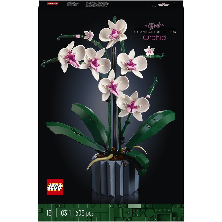 LEGO® Icons Botanical - Орхидея 10311, 608 части