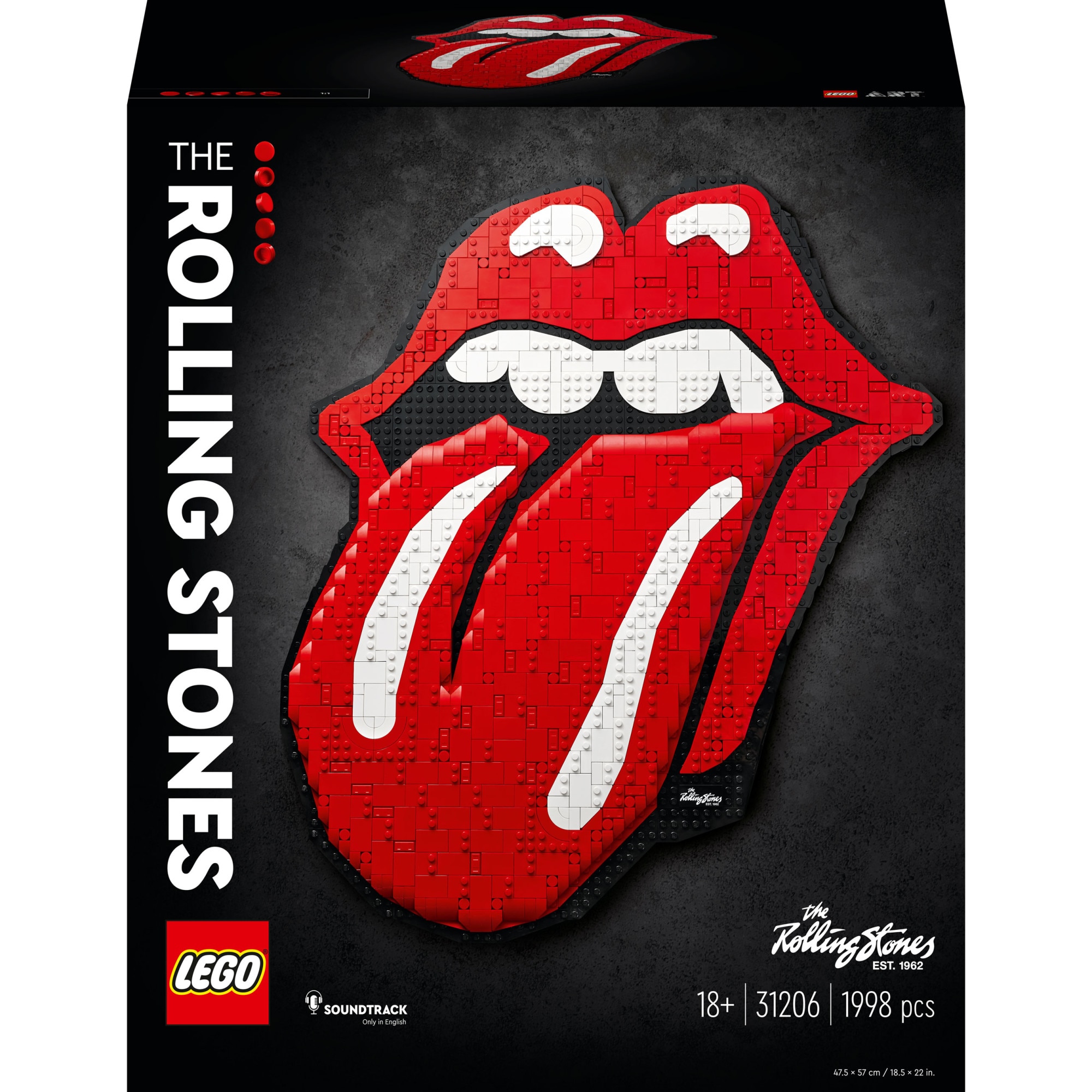 LEGO® Art - The Rolling Stones 31206, 1998 piese - eMAG.ro