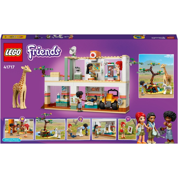 LEGO® Friends - Центърът за спасяване на диви животни на Mia 41717, 430 части