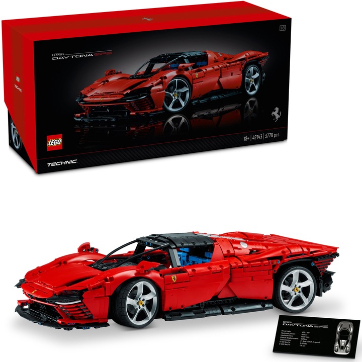 LEGO Technic 42143 Ferrari Daytona SP3, 3778 darabos
