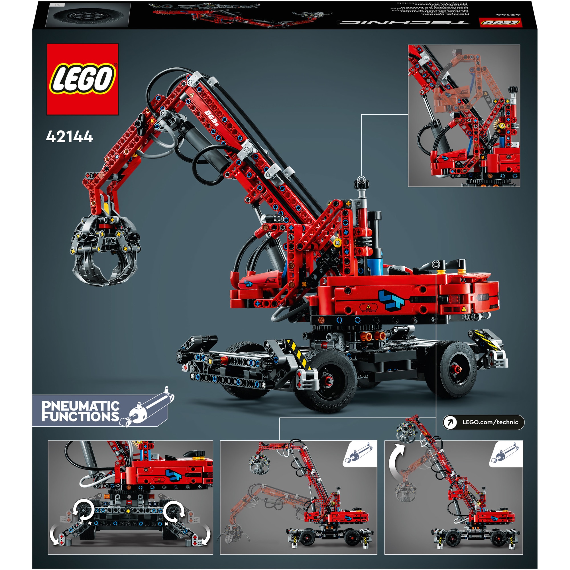 LEGO® Technic Manipulator de materiale 42144, 835 piese eMAG.ro