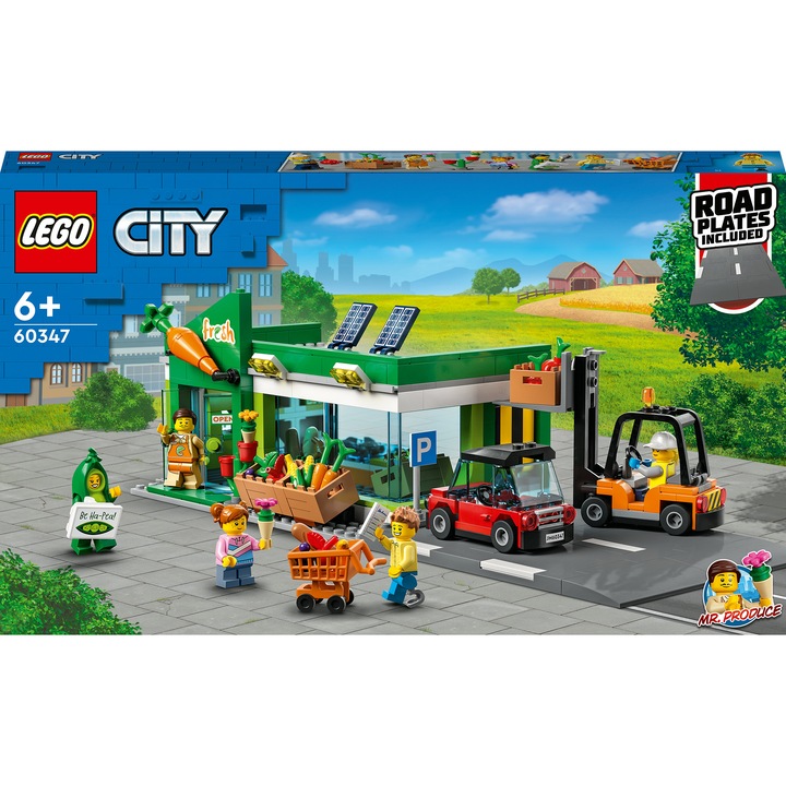 LEGO® City - Магазин за хранителни стоки 60347, 404 части