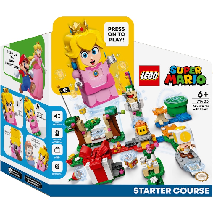 LEGO® Super Mario™ - Основен комплект - Adventures with Peach 71403, 354 части