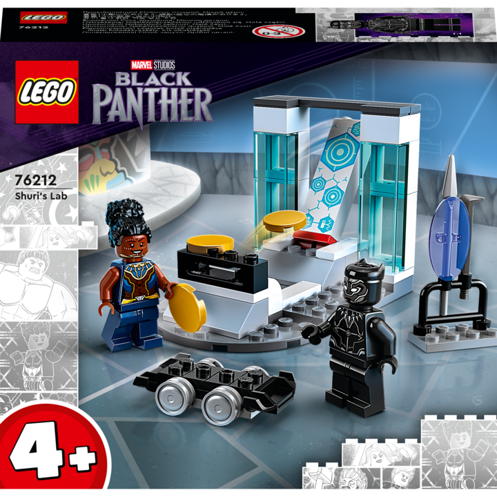 LEGO® Marvel - Laboratorul lui Shuri 76212, 58 piese