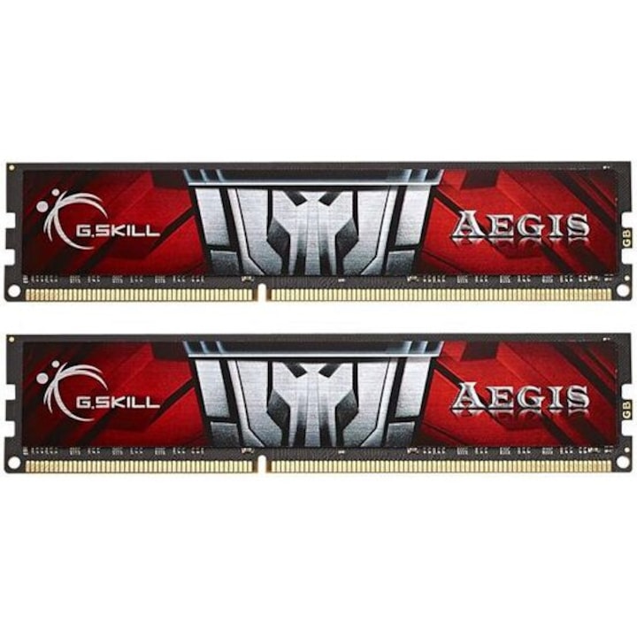 Памет RAM Gskill Aegis, F31600C11D8GIS, DDR3, 8 GB, 1600MHz, CL11