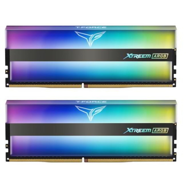 Памет RAM Team Group XTREEM ARGB, TF10D432G3200HC16CDC01, DDR4, 32GB 2X16GB, 3200MHz, CL16