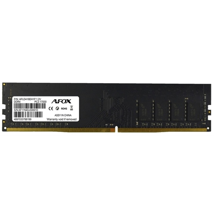 AFOX AFLD416FS1P 16GB DDR4 2666Mhz DIMM memória