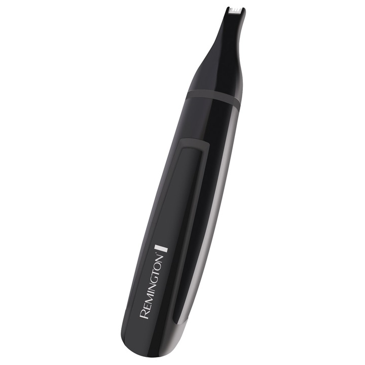 Trimmer pentru nas/urechi Remington NE3150, baterii, lame otel, Negru