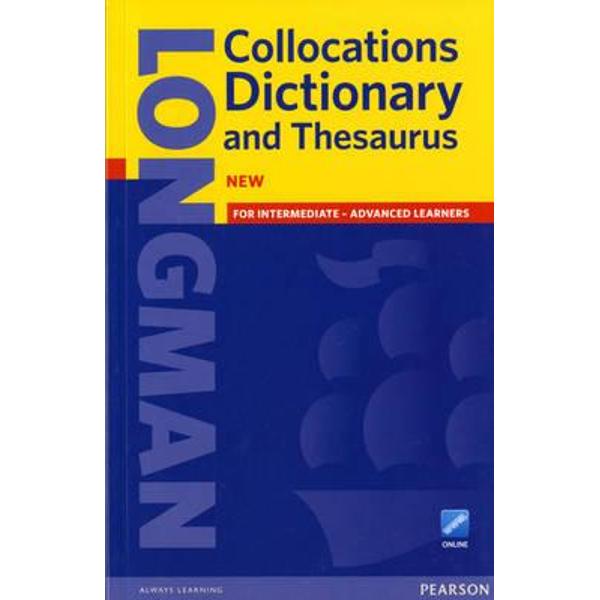 Longman Collocations Dictionary and Thesaurus Paper with Onl