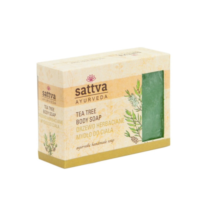 Сапун с глицерин, Sattva Ayurveda, Чаено дърво, 125 гр