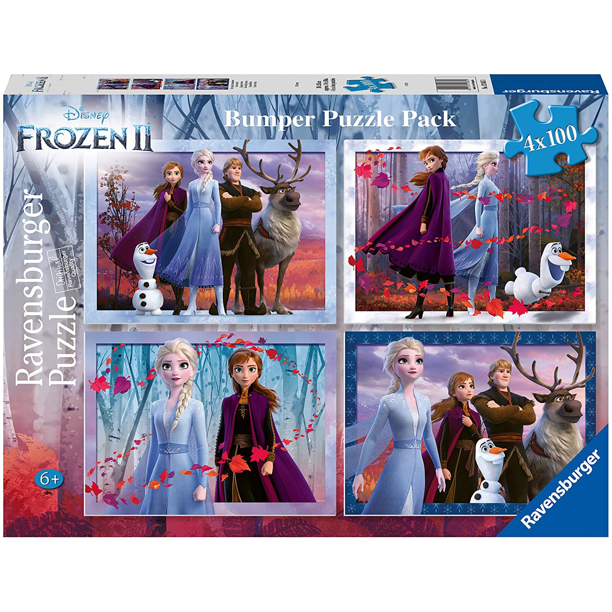 Ravensburger puzzle - Disney Frozen II, 4 az 1-ben, 4x100 darab - eMAG.hu