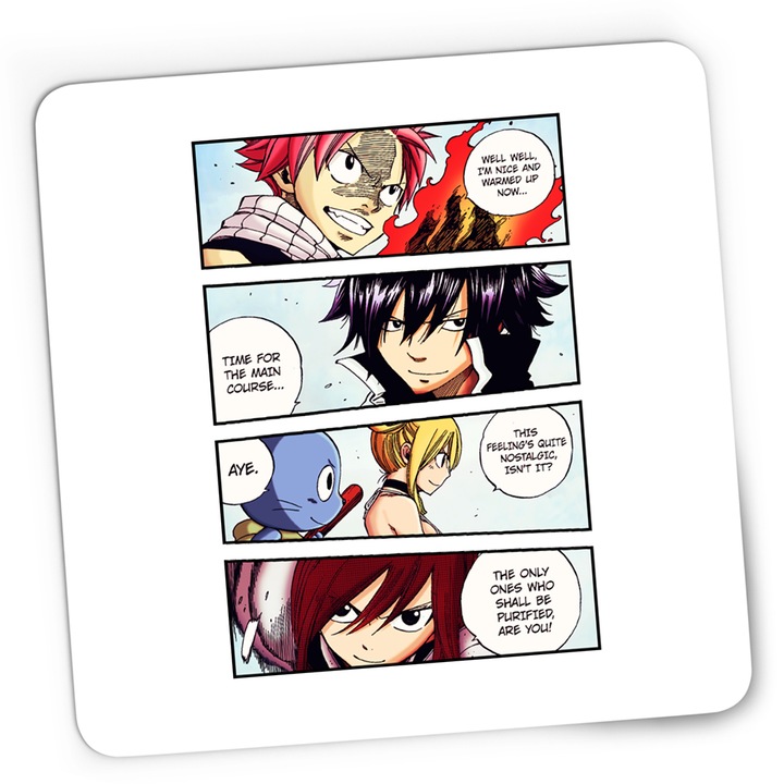 Гейминг подложка за мишка Fairy Tail Manga Best Otaku Panel, 21x19 см