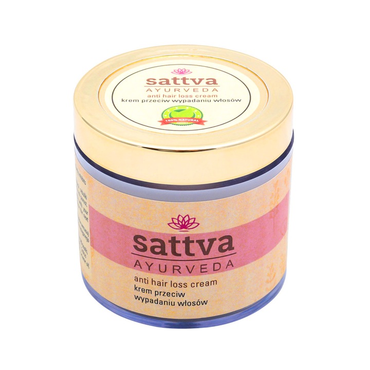Crema impotriva caderii parului, Sattva Ayurveda, 100 g