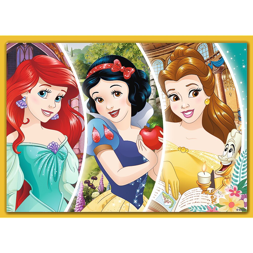 Puzzle Trefl 4 in 1 - Disney Princess, Ziua fericita, 35/48/54/70 piese ...