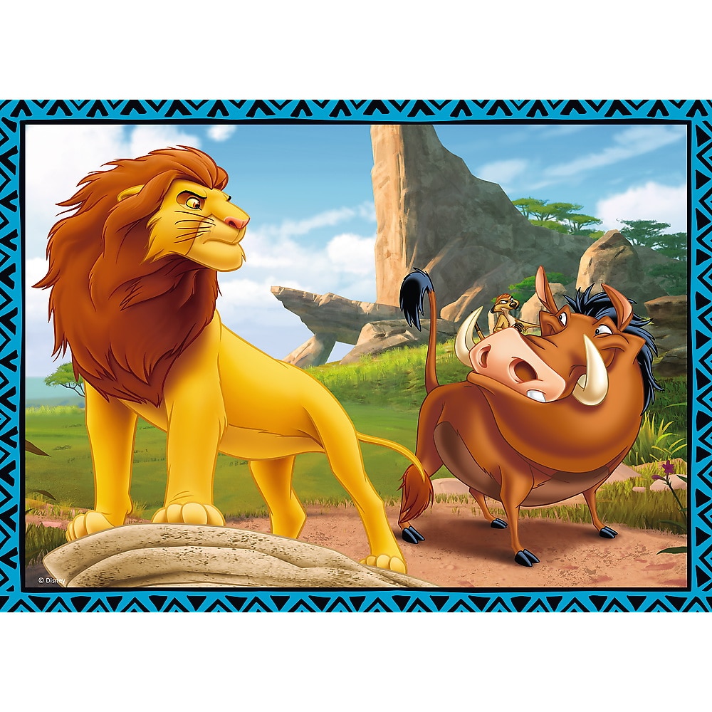 Trefl - The Lion King, Il Bravo Re Leone - Puzzle 100 Pezzi - Puzzle Colorati con i Personaggi delle Favole, Divertimento Creativo, per Bambini dai 5 anni