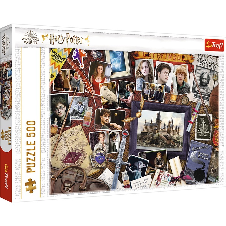 Пъзел Trefl - Harry Potter, Спомени от Хогуортс, 500 части