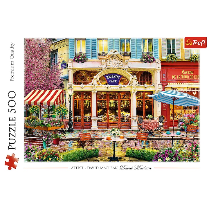 Trefl puzzle - kévézó, 500 db
