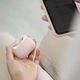 Husa pentru AirPods Pro, Uniq, Lino Collection, Verde menta, Silicon