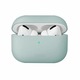 Husa pentru AirPods Pro, Uniq, Lino Collection, Verde menta, Silicon
