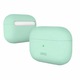 Husa pentru AirPods Pro, Uniq, Lino Collection, Verde menta, Silicon