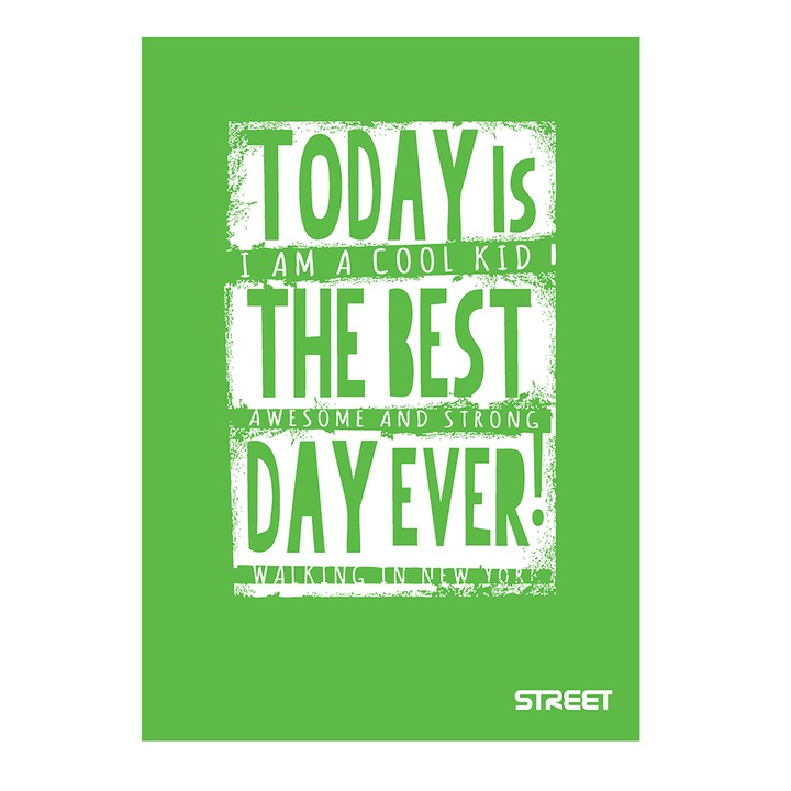 Тетрадка с 42 страници, формат А4, колекция Neon