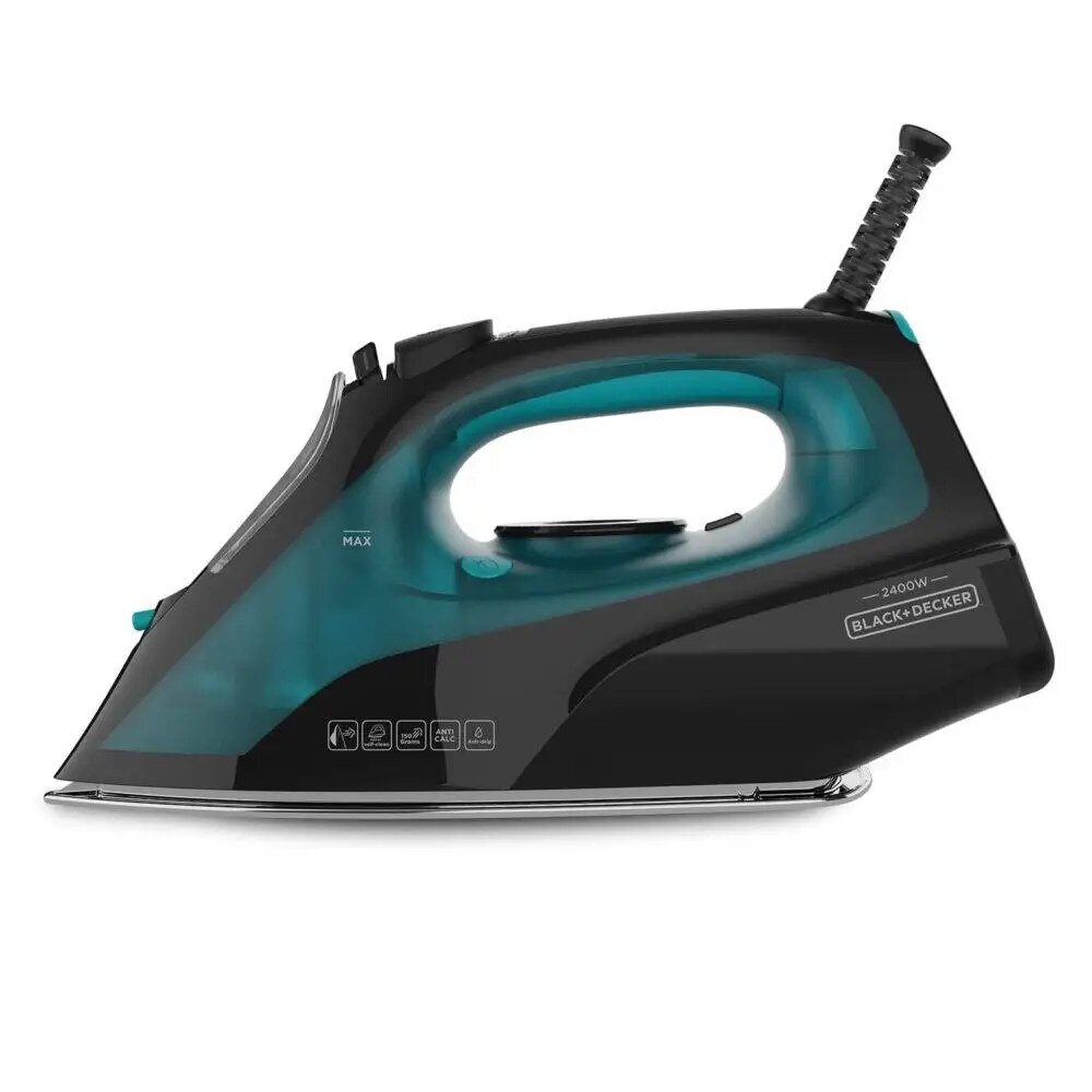 Fier de calcat BXIR2403E, 2400 W, Abur 45 g/min, talpa din ceramica, Negru