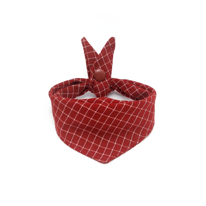bandana pentru catei carouri bordo craftyme xs 23-28cm imagen 15_1_
6