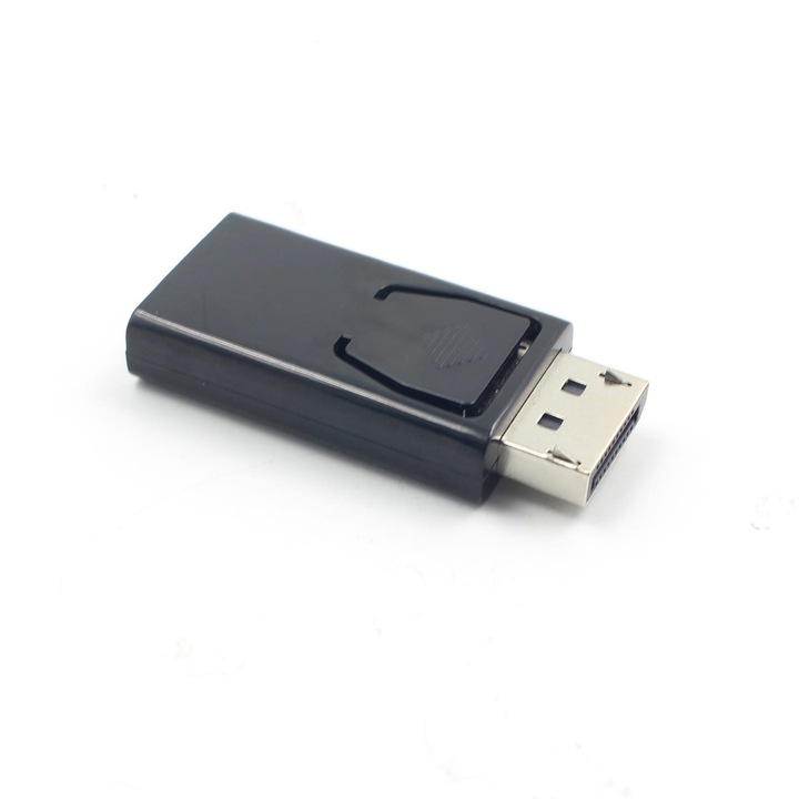 DisplayPort DP-ről HDMI-re átalakító adapter, Fekete
