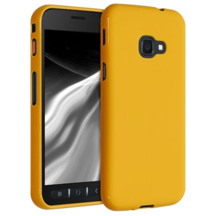 Калъф за Samsung Galaxy Xcover 4/Galaxy Xcover 4s, силикон, жълт, 42413.143