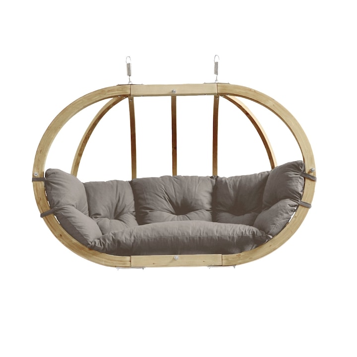 Висящ стол Amazonas Globo Royal, дърво, 176 х 72 см, кафяв