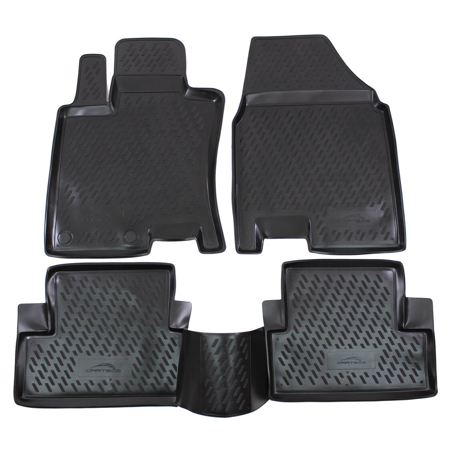 Комплект гумени стелки, за Nissan Qashqai I, 2007-2014, 5 части ...