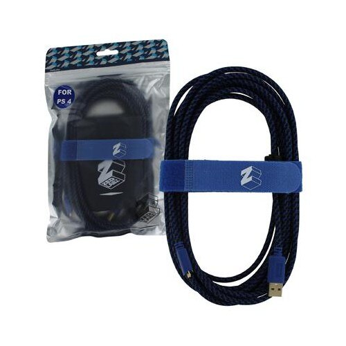 Cablu Zedlabz Pro Gold Plated 5M Extra Long Usb Charge Cable Ps4