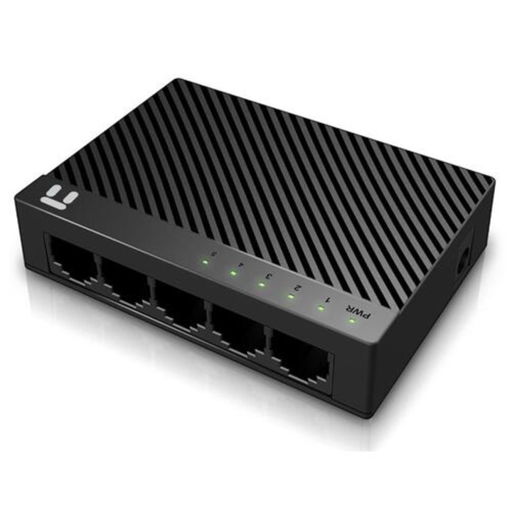 Switch Netis ST3105C, 5x 10/100M, nem menedzselt, asztali