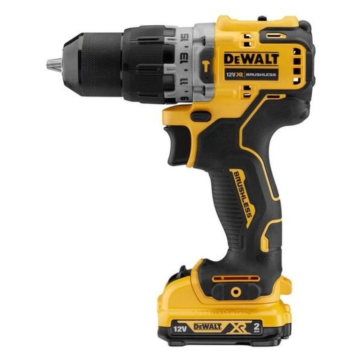 Masina de gaurit si insurubat cu percutie Dewalt DCD706D2, cu acumulator